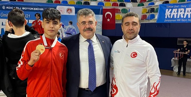 Eyyübiyeli Sporcu Savaş Öğüş Türkiye Şampiyonu