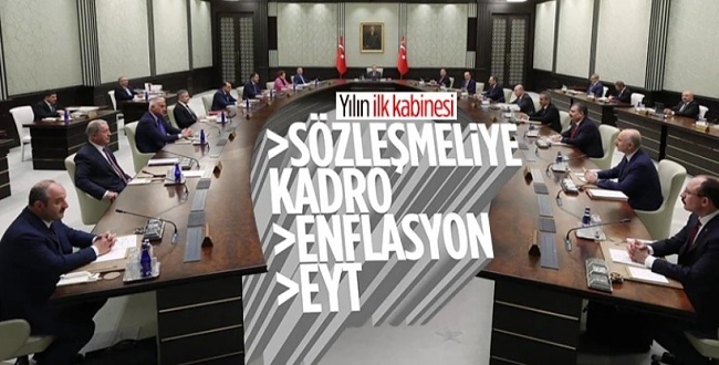 Gözler Kabine Toplantısında! Erdoğan kritik kararları açıklayacak