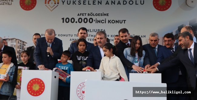 Erdoğan Urfa'da temel atma töreninde konuştu: