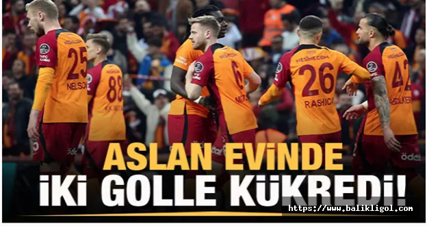 Galatasaray sahasında Adana Demirspor'u 2-0 yendi