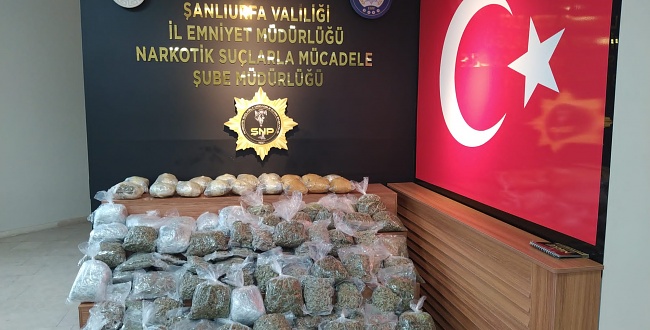 Urfa'da uyuşturucu operasyonu! 3 kişi gözaltına alındı