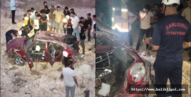 Şanlıurfa'da araç uçuruma yuvarlandı: 1 ölü, 1 yaralı