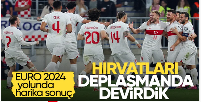A Milli Takım, Hırvatistan'ı deplasmanda çimlere gümdü 1-0
