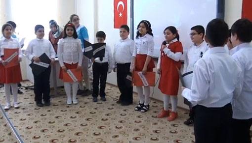 Türkmen Kolejinde 18 Mart İçin Tören