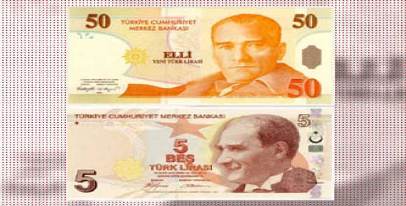 5 Liralık Banknotların Rengi Değişti
