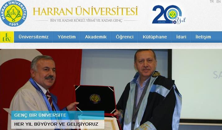 Harran Üniversitesi 20. yılında wep sayfasını yeniledi