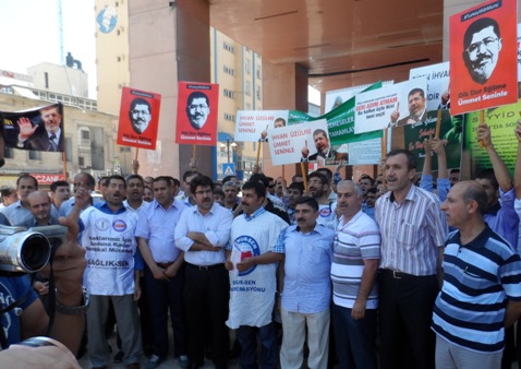 Şanlıurfa'dan Mısır'daki darbeye protesto