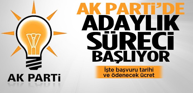 AK Partiye aday olacakların ödeyeceği ücret açıklandı