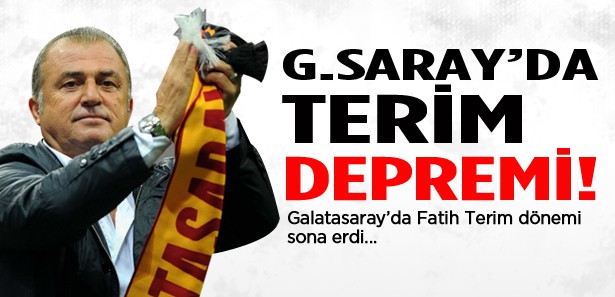 Galatasaray'da Fatih Terim ile yollar ayrıldı