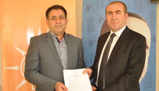 Muhittin Meral, Bozova Belediye Başkanlığı için aday oldu