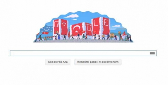 Googleden Cumhuriyet Bayramı Jesti