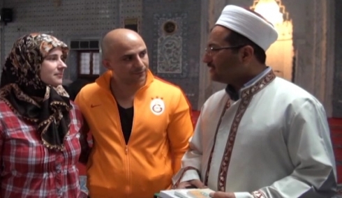Alman gelin Şanlıurfa'da Müslüman oldu VİDEO