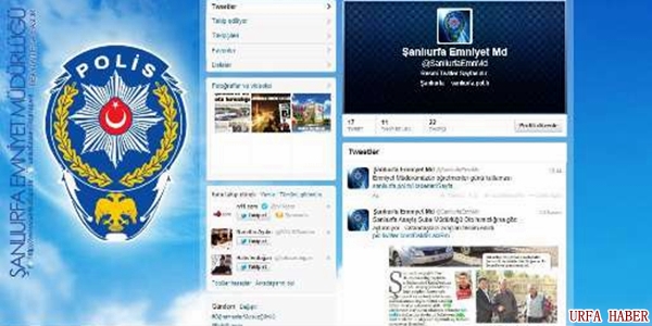 Şanlıurfa Emniyet Müdürlüğü twitter kullanmaya başladı
