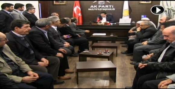 Muhacirler, Ak Parti Haliliye İlçe Başkanlığını ziyaret etti VİDEO