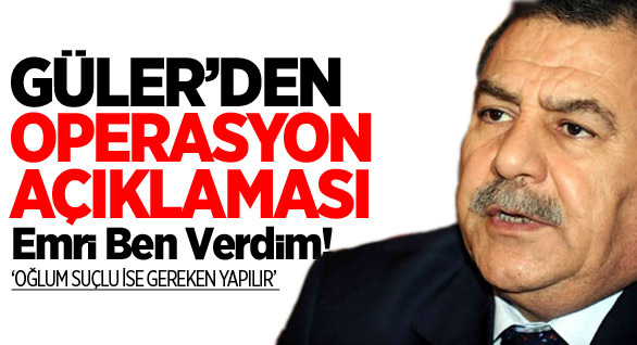 İçişleri Bakanı Güler'den Operasyon Açıklaması