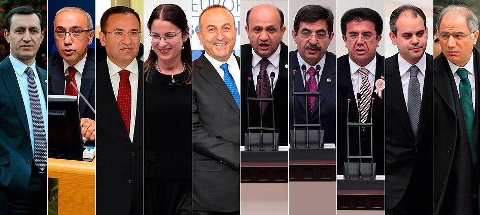 Başbakan Erdoğan yeni kabineyi açıkladı, İşte yeni bakanlar
