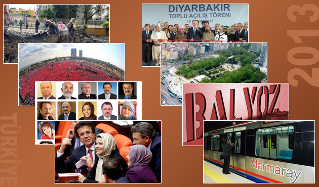 Türkiye'de 2013'e damgasını vuran olaylar