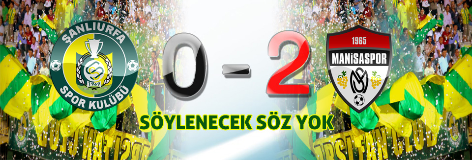 Şanlıurfaspor GAP Arena'da Kayıp: 0-2