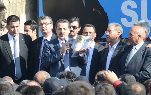 Bakan Çelik'ten Suruç'a seçim çıkarması VİDEO