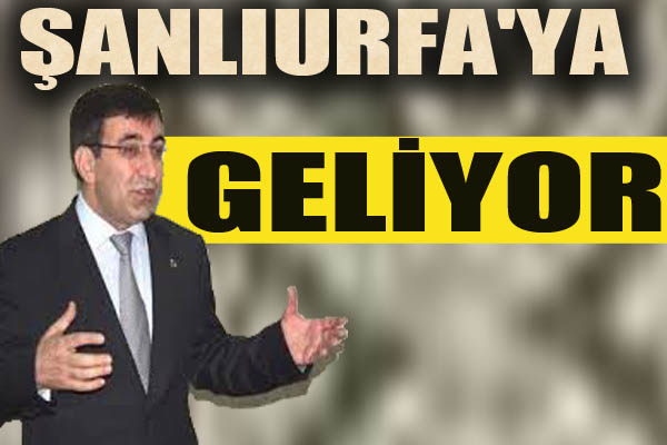 Bakanı Cevdet Yılmaz Şanlıurfa'ya Geliyor