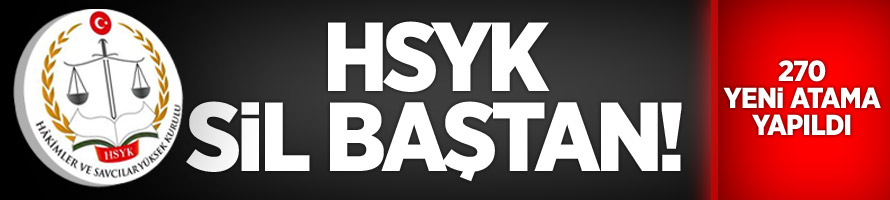 HSYK'da 270 Yeni Atama