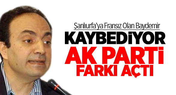 Şanlıurfa'da AK Parti BDP'ye fark attı
