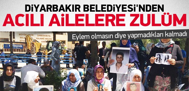 Diyarbakır Belediyesi'nden ailelere bir engel daha