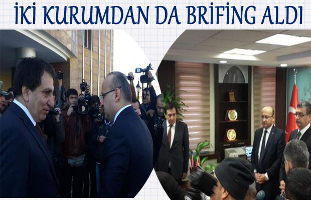 Akdoğan Valiliği ve Büyükşehir Belediyesini Ziyaret Etti