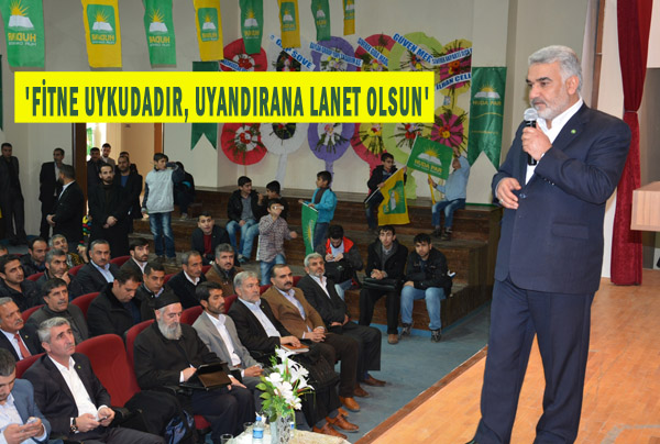 HÜDA PAR Genel Başkanı Zekeriya Yapıcıoğlu Urfa'da konuştu