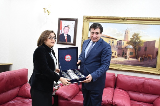 Gaziantep Büyükşehir Belediye Başkanı Fatma Şahin Şanlıurfa'ya geldi