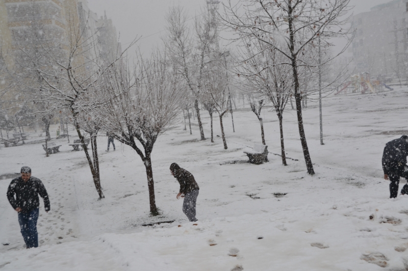 Kar Viranşehir'de de etkili oldu