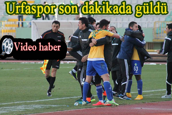 Urfaspor son dakikada güldü 1-0