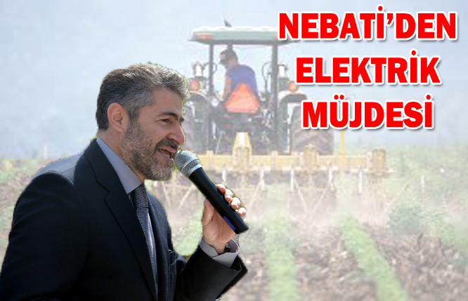 Nebati'den Şanlıurfalı çiftçiye elektrik müjdesi
