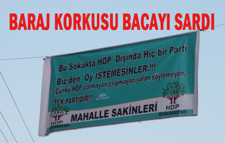 Seçim sonuçları HDP afişini yalanlıyor