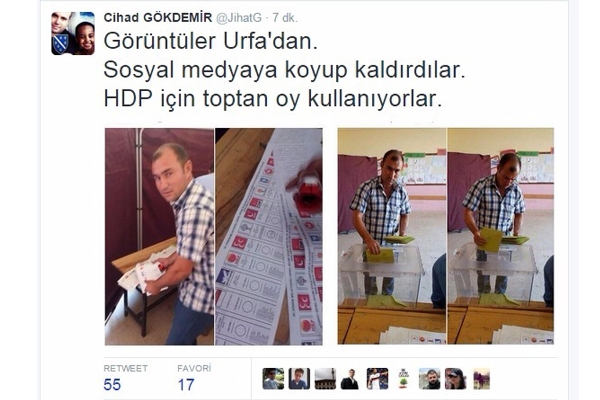 HDPli hileyi sosyal medyada paylaştı (VİDEOLU)
