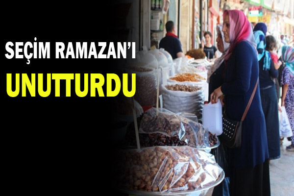 Urfa'da Esnafın Ramazan hazırlıklarına başladı