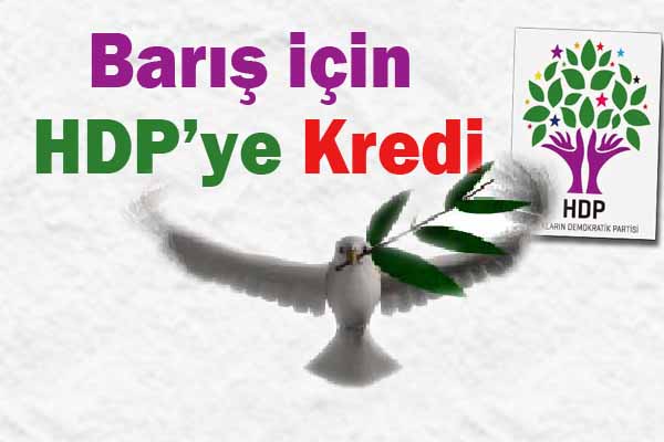 Kürt halkı HDPye Barış kredisi verdi
