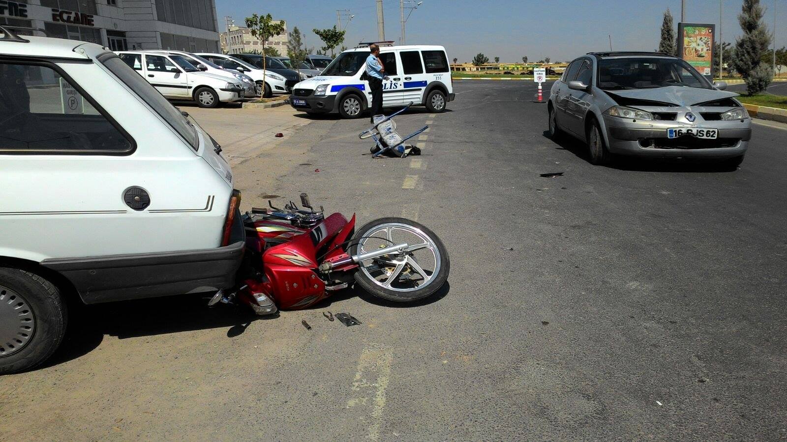 Yine Urfa yine motosiklet kazası
