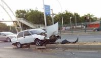 Diyarbakır'da maddi hasarlı trafik kazası