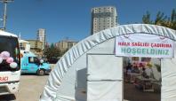Mardin'de sağlık çadırı kuruldu