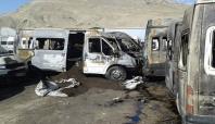İran'da Ağrı'ya ait 11 araç yandı