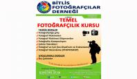 Bitlis'te 2'inci Dönem Temel Fotoğrafçılık Kursu açılıyor