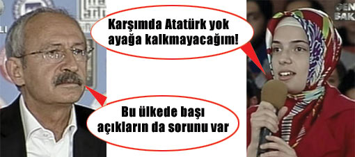 Kılıçdaroğlu başı açıkları savunuyor