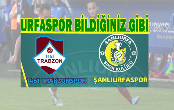 Şanlıurfaspor 1461 Trabzonspor'a yenildi 1-0