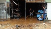 Silvan'da ev ve iş yerleri sular altında kaldı