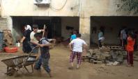 Cizre'de sel: 500 ev su altında kaldı