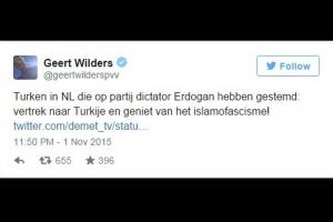 Geert Wilders AK Parti üzerinde İslam'a saldırdı