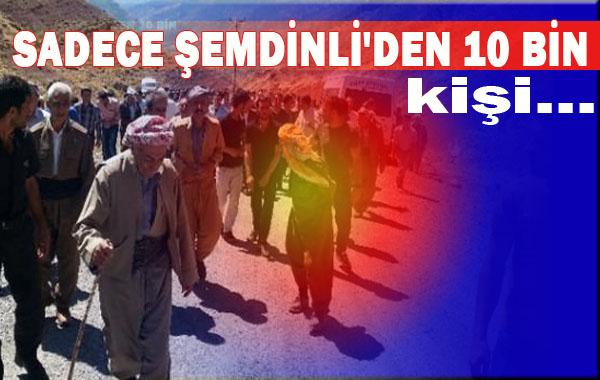 Hayat felç oldu! 10 bin kişi PKK'dan kaçtı