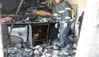 TOKİ'de çıkan yangında 12 kişi zehirlendi