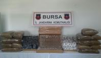 Bursa'da 24 bin paket kaçak sigara ele geçirildi